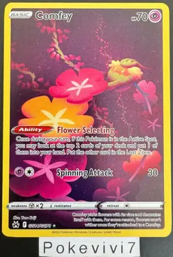 Carte Pokemon COMFEY GG14/GG70 HOLO Crown Zenith EB12.5 English NEUF - Image 1