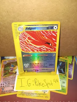 Pokemon 2002 Expedition Base Set Pidgeot Reverse Holo Rare #23/165 Mint - Image 1