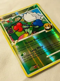 Pokemon Rising Rivals - Roserade GL 12/111 - Rare Reverse Holo - NM - Image 2