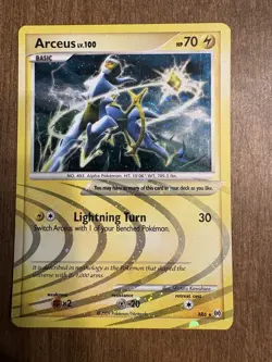 Pokemon TCG Arceus Lv 100 from Platinum Arceus Cosmos Holo AR6 - Image 1
