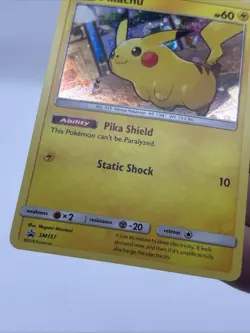 Pikachu - SM157 - Pokemon Sun & Moon Promo Holo Rare Card SWIRL - Image 2