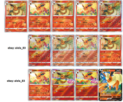 (US Seller) Pokemon TCG Chinese Gem Pack Vol.2 Flareon 13 Card Set - Image 1