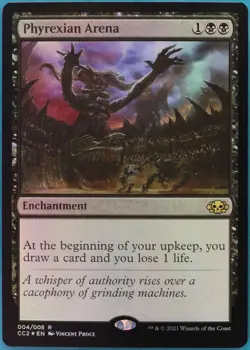 Phyrexian Arena FOIL Commander Collection: Black NM Rare CARD (400654) ABUGames - Image 1