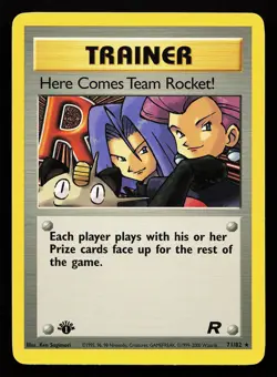 Here Comes Team Rocket! 71/82 Rare 1st Edition Team Rocket Pokemon Card - Image 1