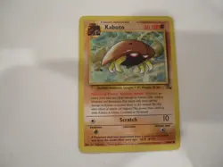 Kabuto 1st Edition 50/62 Fossil Set 1999 Pokemon Common Card LP- BB - Image 1