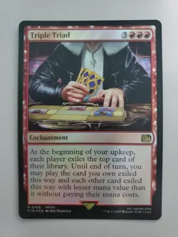 MTG Triple Triad Final Fantasy Foil Rare - Image 1