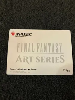 Magic The Gathering MTG - Dancer's Chakrams - Final Fantasy Art Series - Image 2