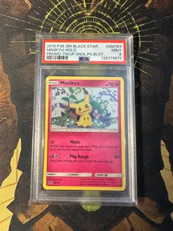 Pokemon Mimikyu SM163 Promo PSA 9 - Image 1