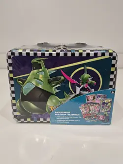 NEW & SEALED Pokemon TCG Iron Valiant & Scream Tail Treasure Chest Lunchbox - Image 1