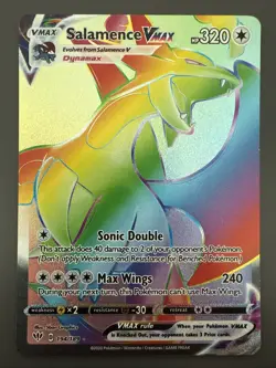 Salamence VMAX 194/189 Swsh03: Darkness Ablaze Holo Secret Rare Pokemon TCG - NM - Image 1