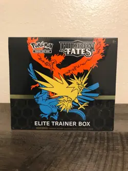 2019 Pokemon Sun & Moon Hidden Fates Factory Sealed ETB Elite Trainer Box - Image 2