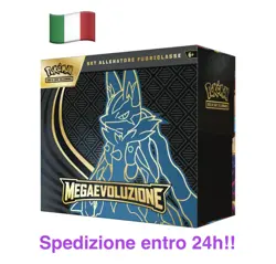 🇮🇹 POKEMON ETB MEGAEVOLUZIONE LUCARIO - ITA - SEALED - NUOVO - PERFETTO!! - Image 1