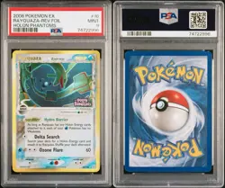 2006 Pokemon EX Rayquaza (Delta Species) #16 Holon Phantoms Reverse Holo PSA 9 - Image 3