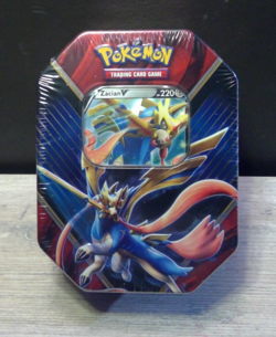 Pokemon TCG Zacian V Collector Tin Sword & Shield Promo Factory Sealed - Image 1