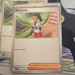 Nemona 4x Trainer Playset Supporter 180/198 Scarlet & Violet Base Pokemon TCG NM - Image 2
