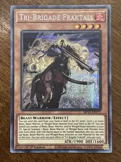 Tri-Brigade Fraktall MP21-EN171 2021 1st Edition Prismatic Secret Rare LP - Image 1