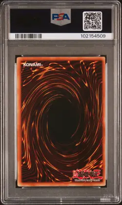 2003 YU-GI-OH! STARTER DECK: PEGASUS 1ST ED #001 RELINQUISHED PSA 8 - Image 2