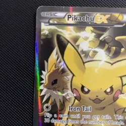 Generations Pokemon Pikachu EX XY124 Black Star Promo 2016 Holo Card TCG mp-hp - Image 2