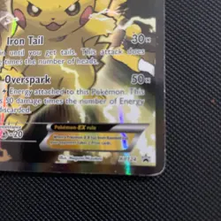 Generations Pokemon Pikachu EX XY124 Black Star Promo 2016 Holo Card TCG mp-hp - Image 4