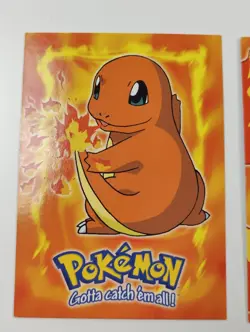 Topps Pokemon Charmander Charmeleon Charizard E4 E5 E6 Movie Non Holo Cards - Image 4