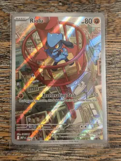 Riolu MEP 009 Mega Evolution Black Star Promo Pokemon Card Mint - Image 1