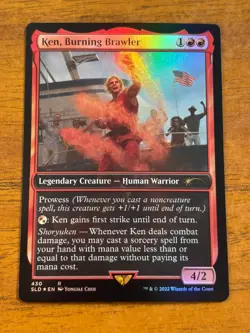 Ken, Burning Brawler - Secret Lair - MTG - FOIL - 430 - Image 1