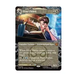 WOTC Marvel's Spider-Man Peter Parker (0208) (Borderless) (MR) NM - Image 1