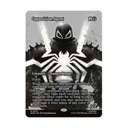 WOTC Marvel Eternal-Legal Opposition Agent (Borderless) (MR) NM - Image 1