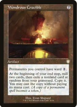 1 x Wondrous Crucible - Commander: The Brothers' War - LP - MTG - JPL - Image 1