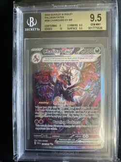 Charizard ex #234 2024 Pokemon Scarlet and Violet Paldean Fates BGS 9.5 - Image 1