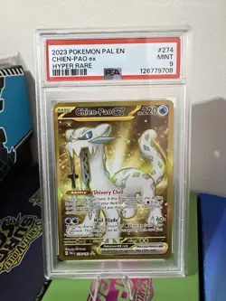Pokemon TCG Chien-Pao EX 274/193 Hyper Rare Paldea Evolved - Image 1