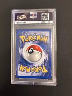 PSA 8 - Pokemon DARK MACHAMP 10/82 - TEAM ROCKET 1st Edition - Holo *SWIRL* - Image 2