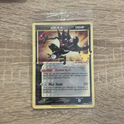 Pokemon Greninja Gold Star SWSH144 Holo Black Star Promo Celebrations sealed - Image 2