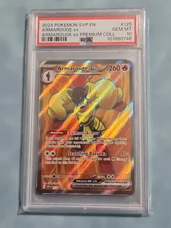 Pokemon 2024 SVP En Armorouge EX Premium Collection #125 PSA 10 Gem Mint Promo - Image 1