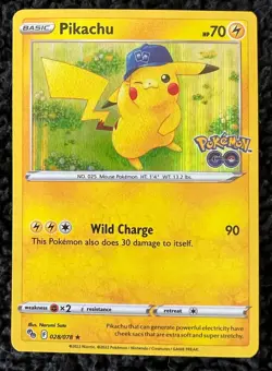 Pokemon TCG: Pokemon GO. Pikachu Wild Charge Promotional Card. - Image 1