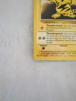 Pokemon TCG Electabuzz Base Set Non-Holo Card 20/102 WOTC MP - Image 4
