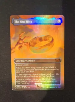 The One Ring [Lord Of The Rings Universes Beyond] MTG #0451 NM Foil - Image 1