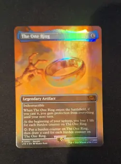 The One Ring [Lord Of The Rings Universes Beyond] MTG #0451 NM Foil - Image 2