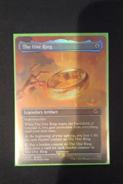 The One Ring [Lord Of The Rings Universes Beyond] MTG #0451 NM Foil - Image 3
