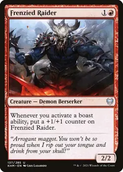 1x Frenzied Raider NM Eng MTG - Kaldheim - Image 1