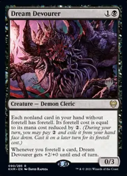 1x Dream Devourer - Foil Promo NM Eng MTG - Kaldheim - Image 1