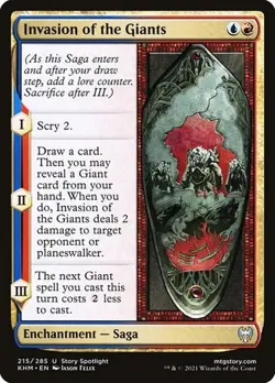 1x Invasion of the Giants NM Eng MTG - Kaldheim - Image 1