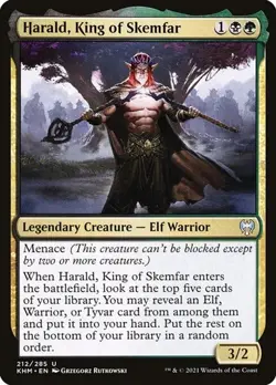 1x Harald, King of Skemfar NM Eng MTG - Kaldheim - Image 1