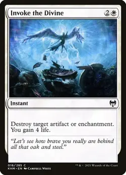 1x Invoke the Divine NM Eng MTG - Kaldheim - Image 1