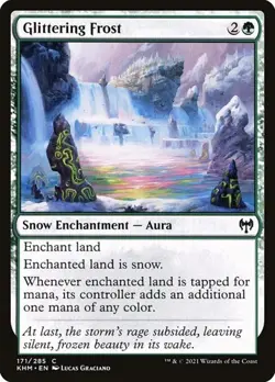1x Glittering Frost NM Eng MTG - Kaldheim - Image 1