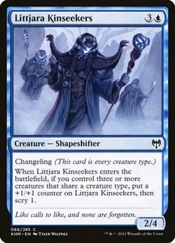 1x Littjara Kinseekers NM Eng MTG - Kaldheim - Image 1