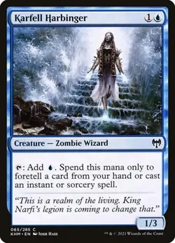 1x Karfell Harbinger NM Eng MTG - Kaldheim - Image 1