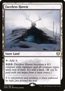 1x Faceless Haven NM Eng MTG - Kaldheim - Image 1