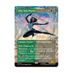 WOTC Marvel's Spider-Man Silk, Web Weaver (Borderless) (R) NM - Image 1