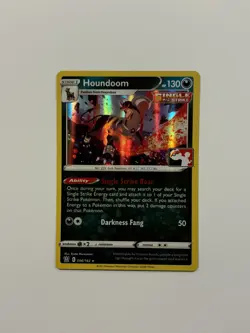 Houndoom 096/163 Line Holo Pokemon Prize Pack Series 1 & 2 SWSH Variant C - Image 1